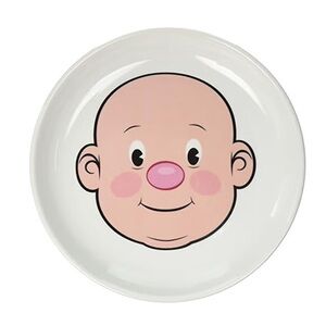 Genuine Fred Mr. Food Face Kids Ceramic Dinner Plate